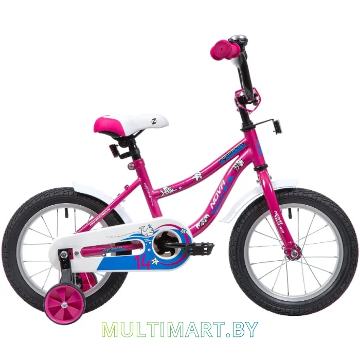 Детский велосипед Novatrack Neptun 143NEPTUN.PN9 (розовый/белый, 2019)